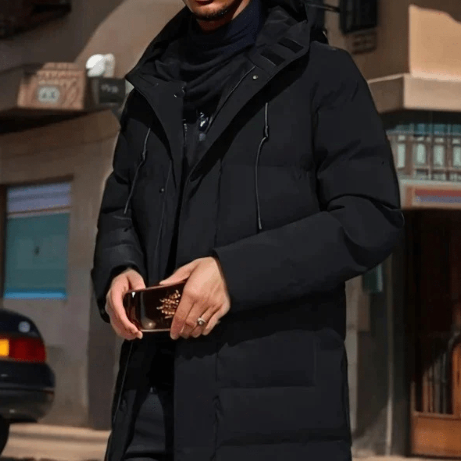 Frank – Langer, wasserfester Winterparka mit kuscheliger Kapuze für optimalen Schutz und Stil