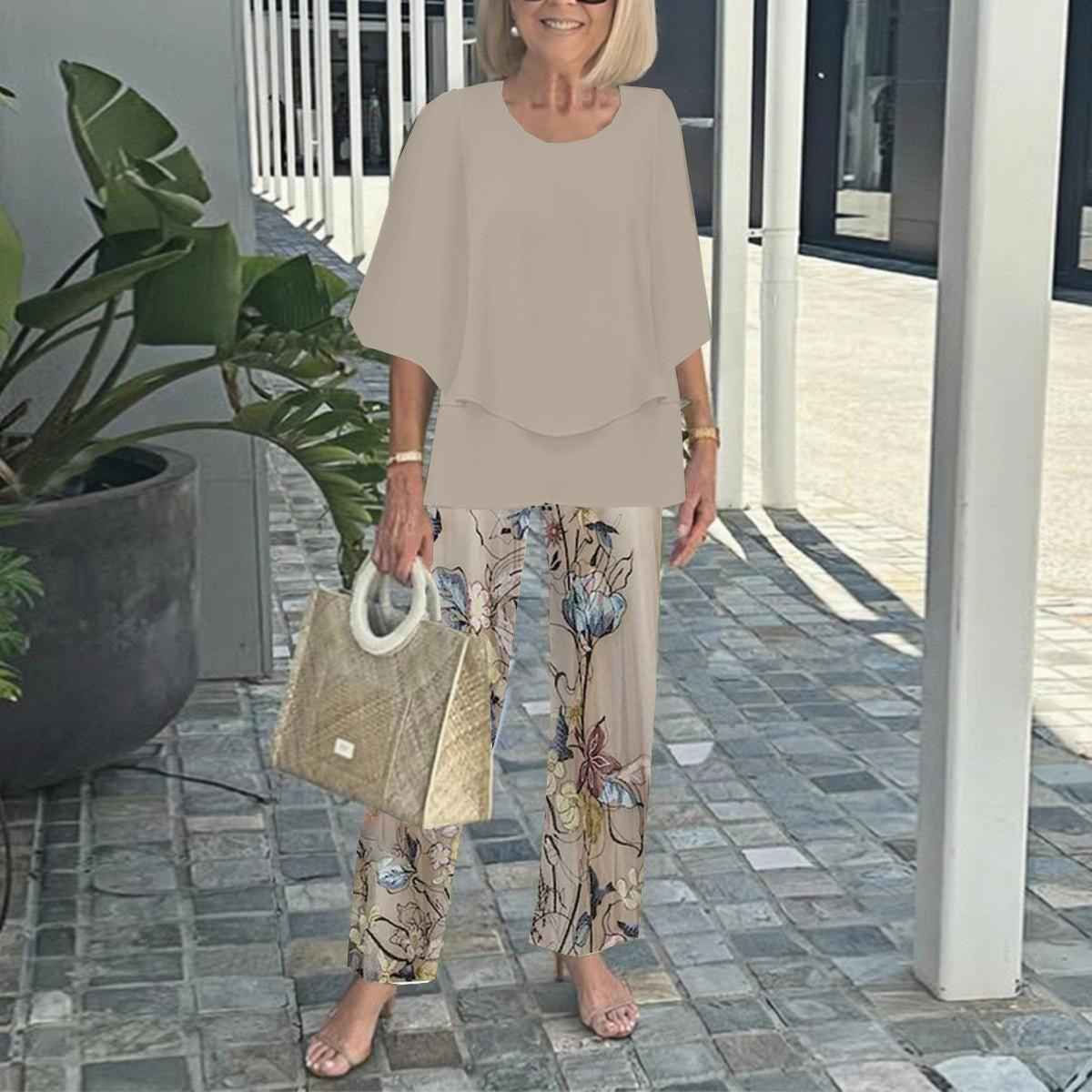 Minimalistisches coordinación Set mit einem eleganten Akzent