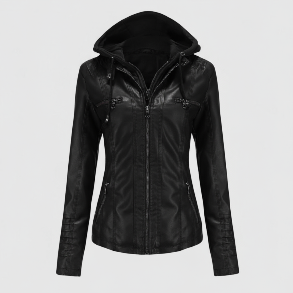 Elegante Damenjacke mit Kapuze