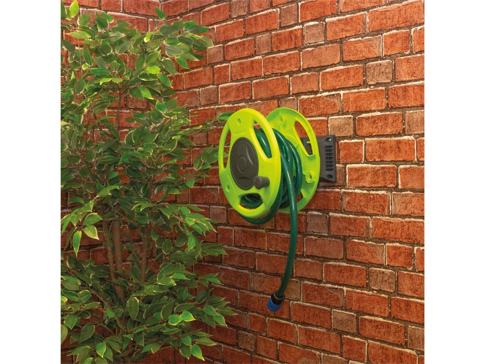 Wandmontiertes Schlauchaufroller