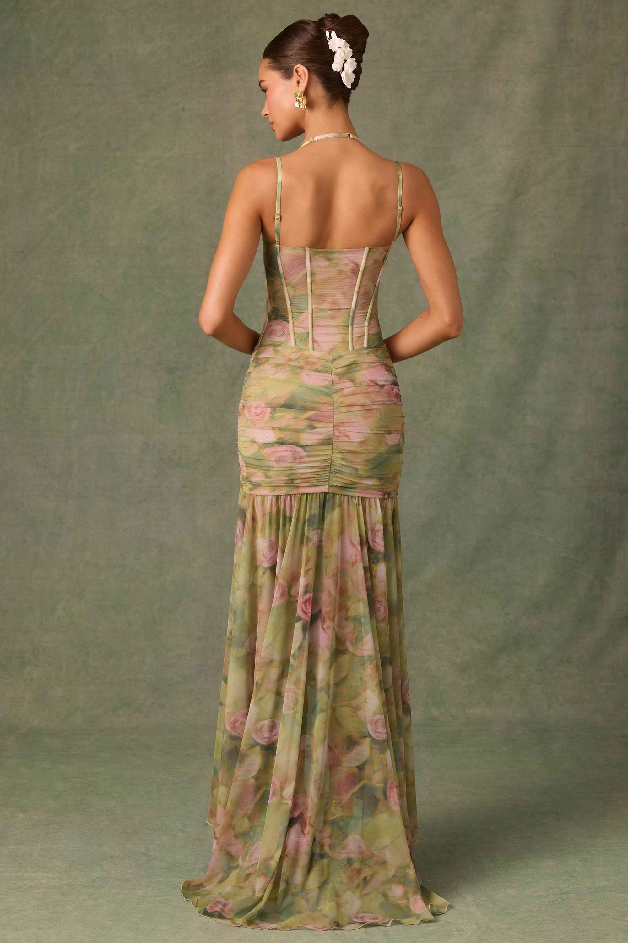 Esmeralda | Asymmetrisches Bodycon-Kleid mit Rüschen