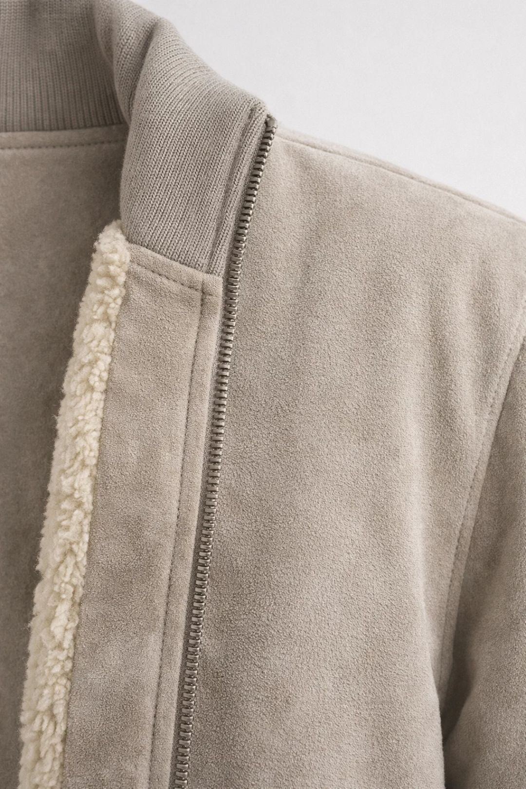Herren Reissverschlussjacke - Robuster Hueftlanger Wintermantel
