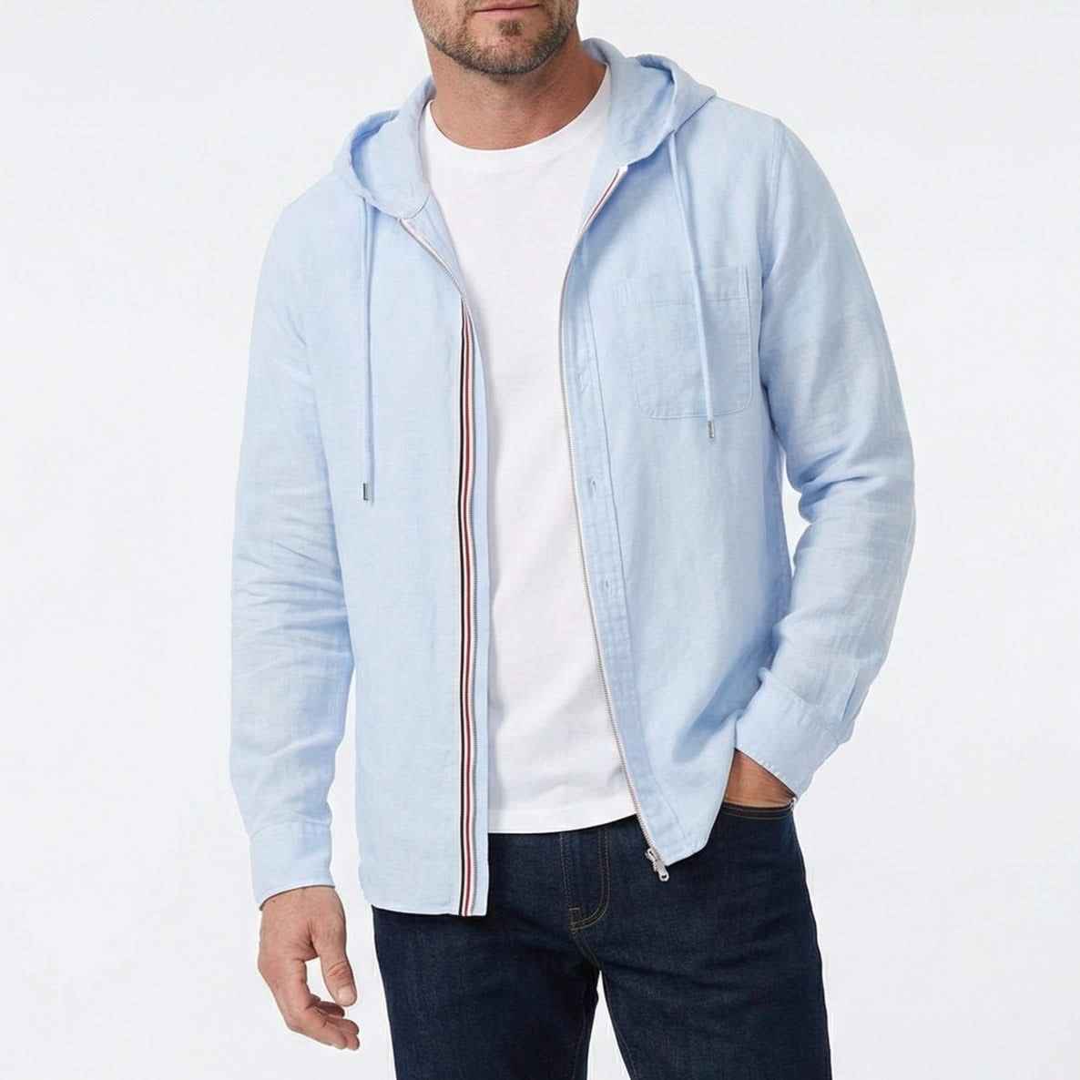 CASA LEINEN-HOODIE