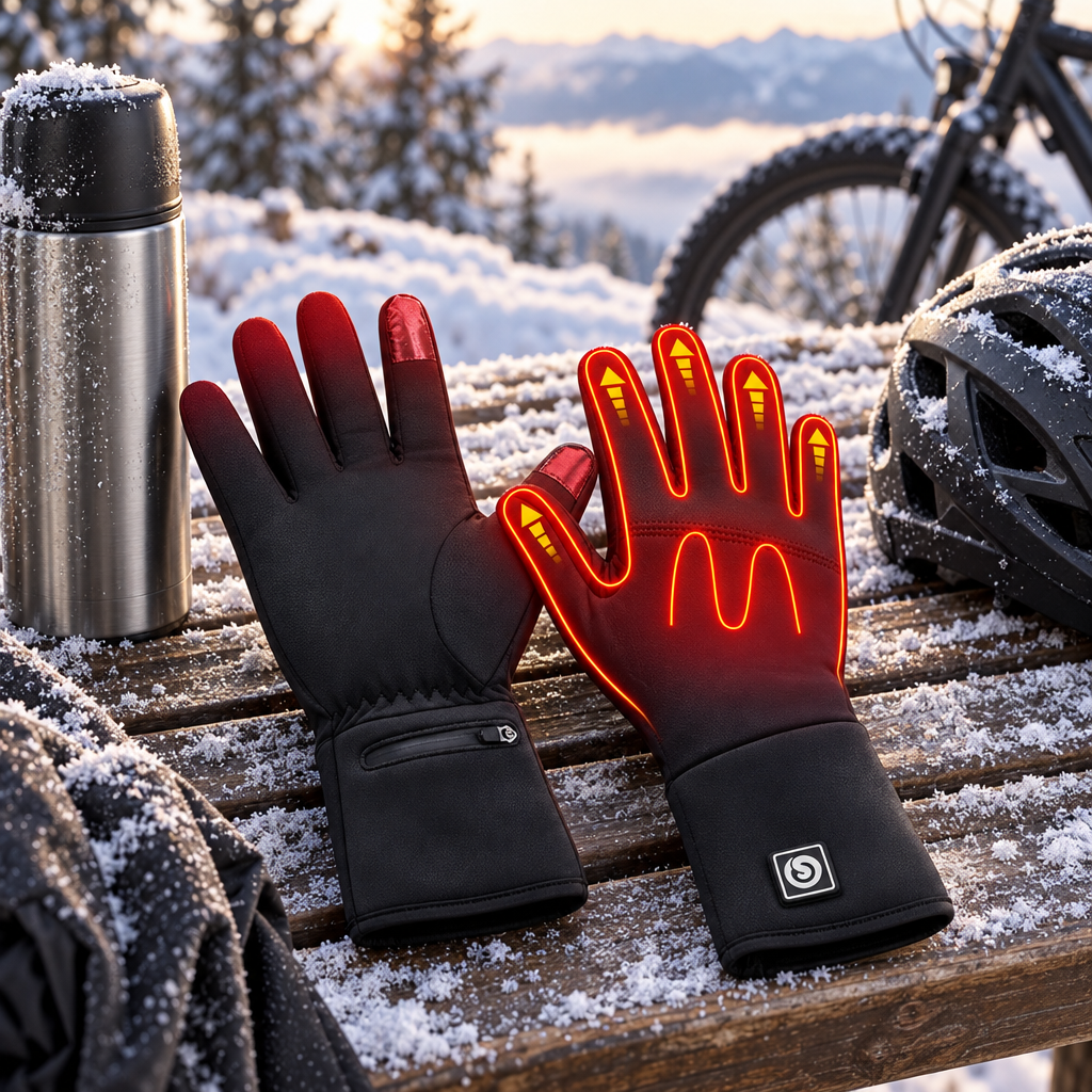 Unisex Beheizte Winterhandschuhe - Einstellbare Wärme, Bis zu 6 Stunden