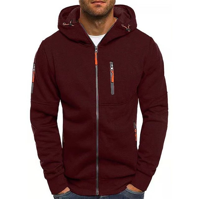 CALENIRAE – Kapuzenjacke mit Reißverschluss für urbanen und bequemen Stil