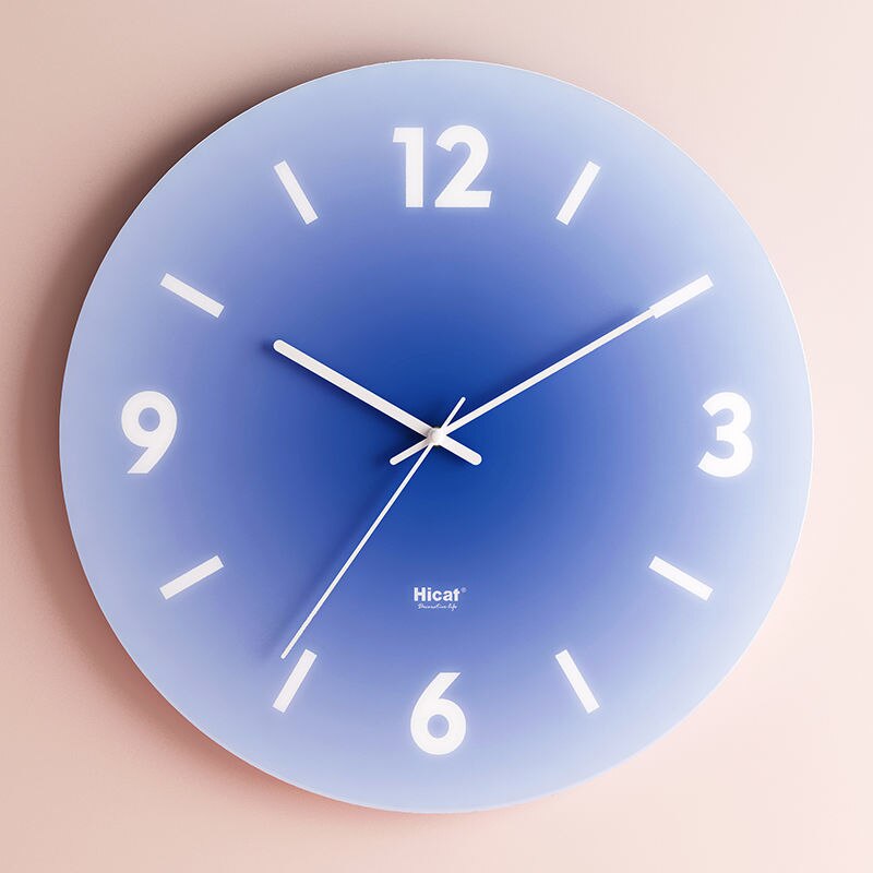 Luxe - Elegante Glas-Wanduhr für einen Hauch von Eleganz in Ihrem Zuhause