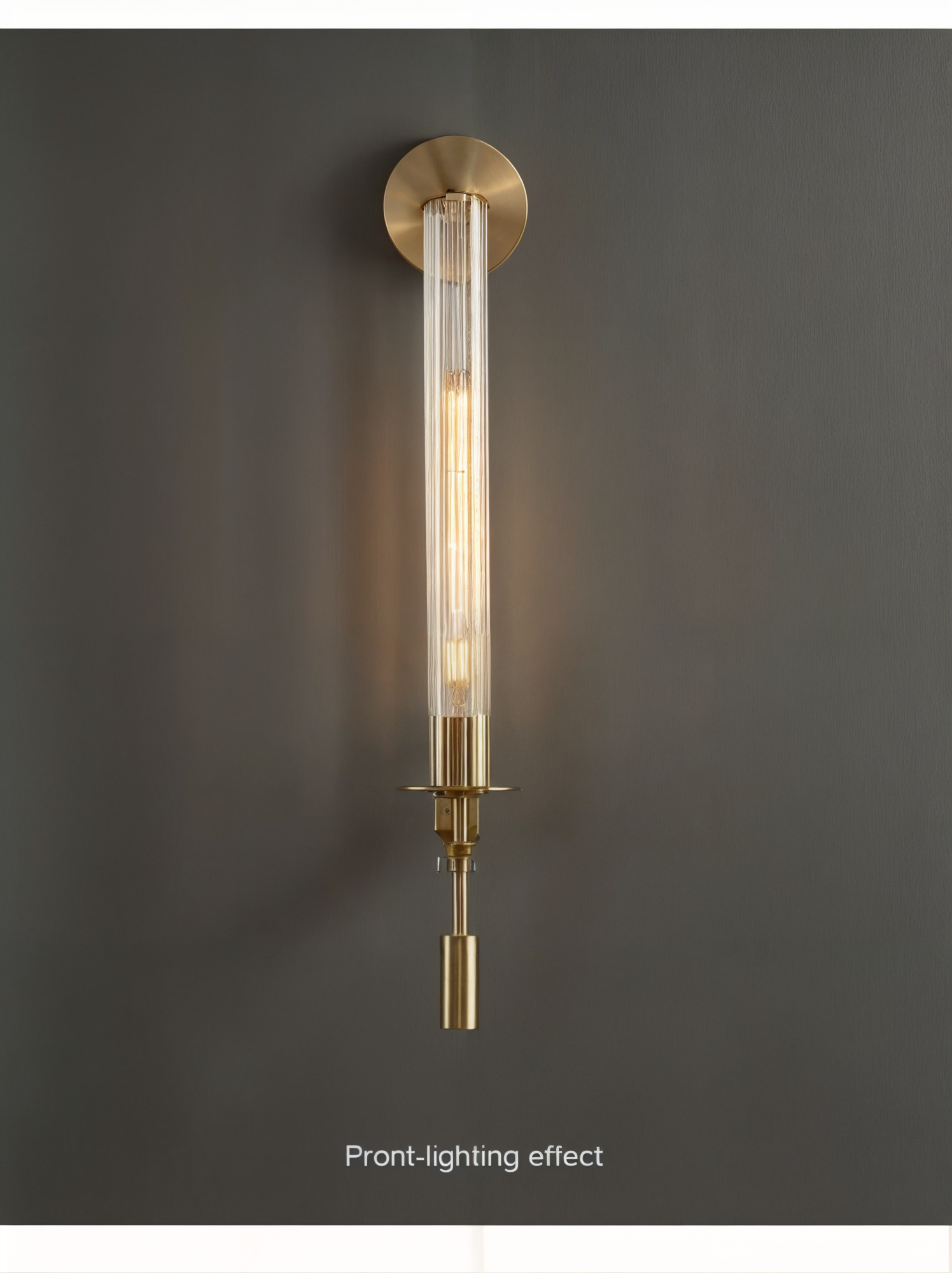 Nördliche Wandapplikation aus Metall und Glas mit E27-Fassung, kompatibel mit 90-260V und integriertem LED