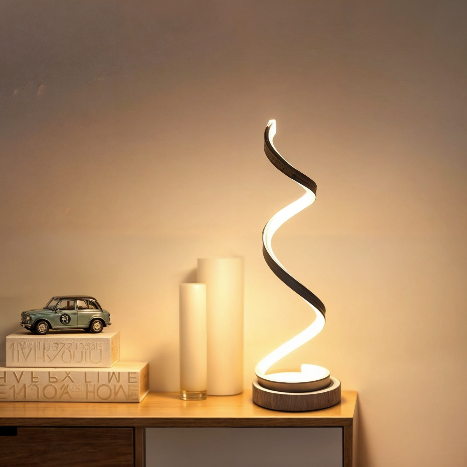 Bürolampe aus gebogenem LED - Modernes und augenfreundliches Licht für einen perfekten Arbeitsplatz