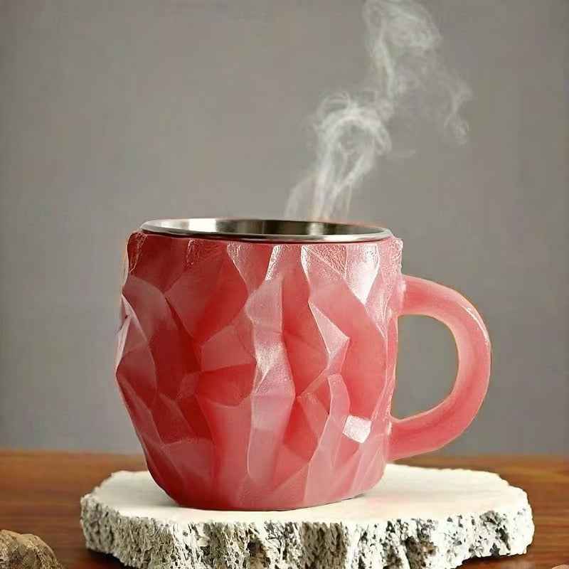Kristallkaffeetasse - Einzigartiges Design, farbenfroh, langlebig