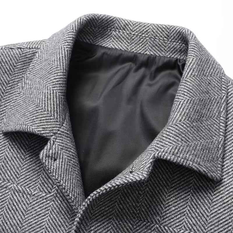 Marc Herringbone Kurzjacke für stilvollen Komfort