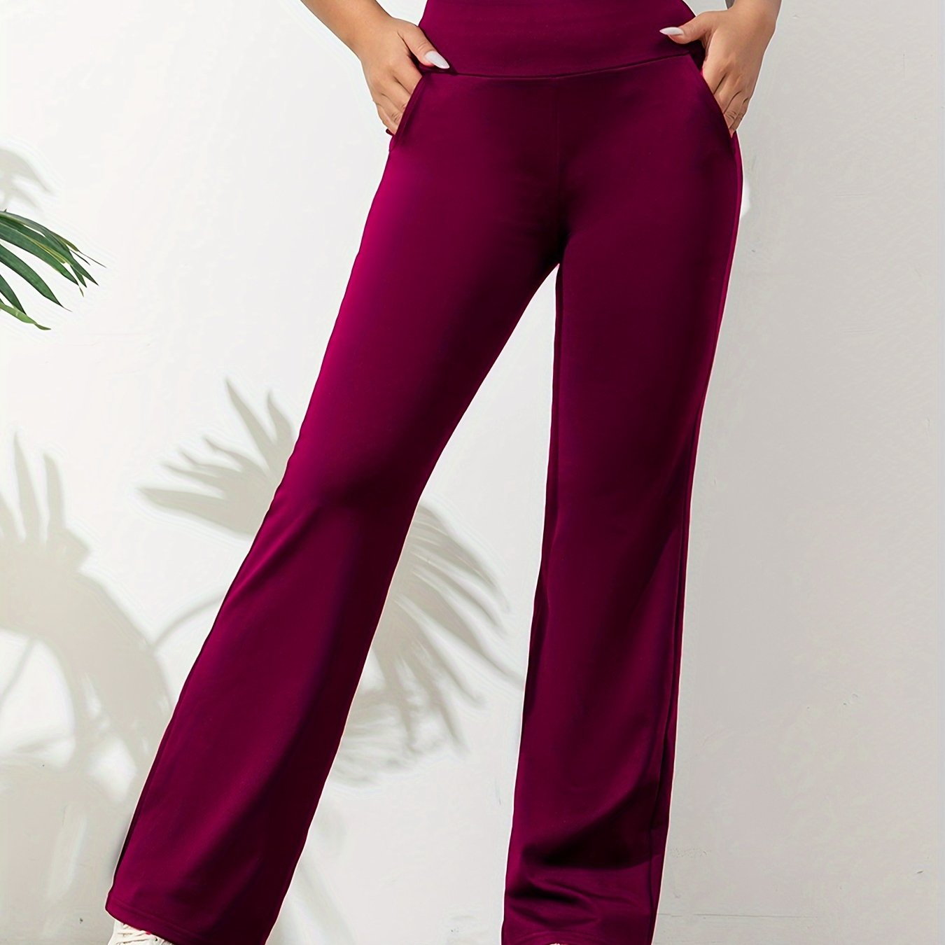 Isabella | Bequeme Stretch-Sporthose für Damen in Unifarbe für einen stilvollen und aktiven Look