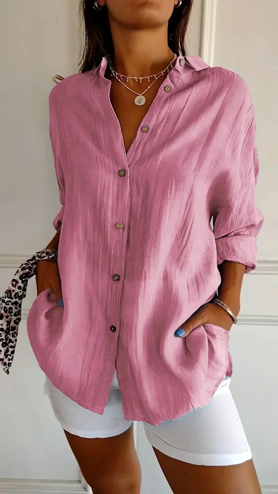 KAIA - Elegante Bluse aus hochwertiger Baumwolle