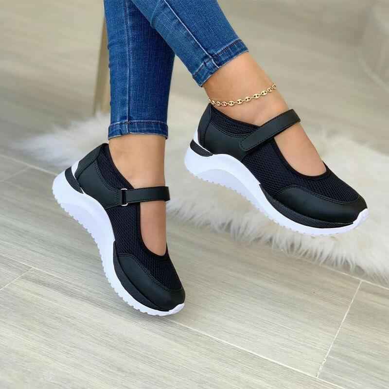 Women's orthopedic shoes with support sole