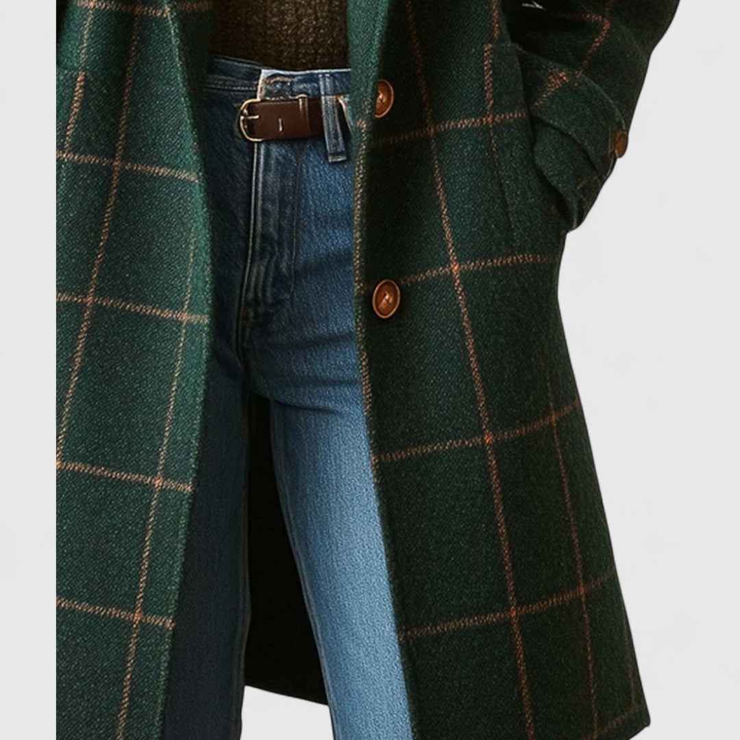 Fiona – Classic Check Coat