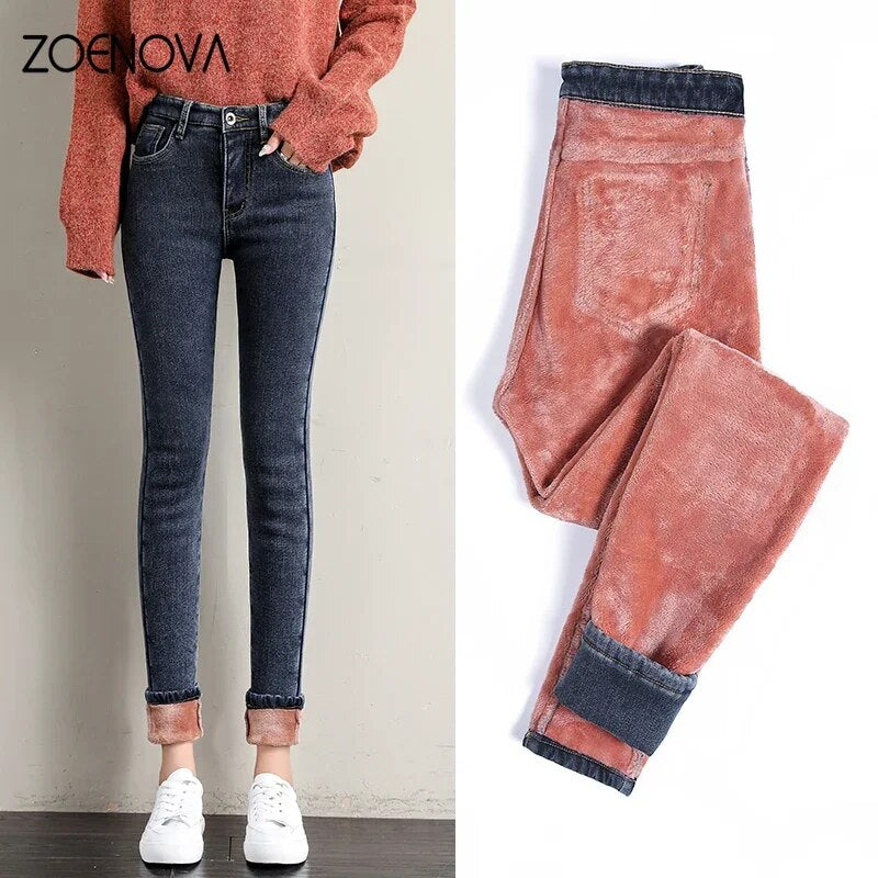Karlijn elegante Winterjeans für Damen für einen warmen und trendigen Look