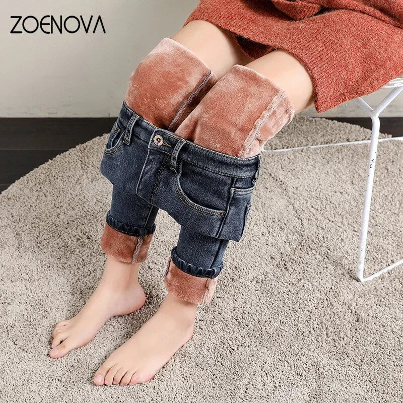 Karlijn elegante Winterjeans für Damen für einen warmen und trendigen Look