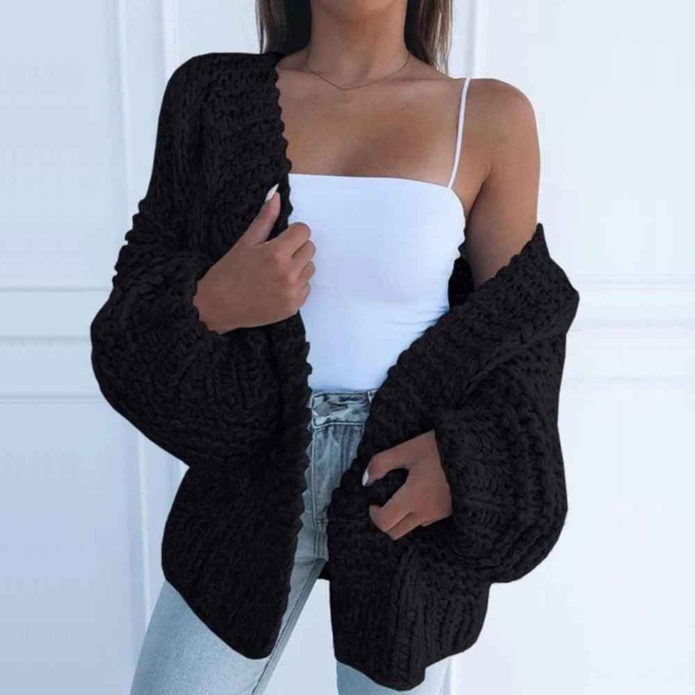 Eleanor - Chunky gestrickter Cardigan für einen lässigen, bequemen Stil