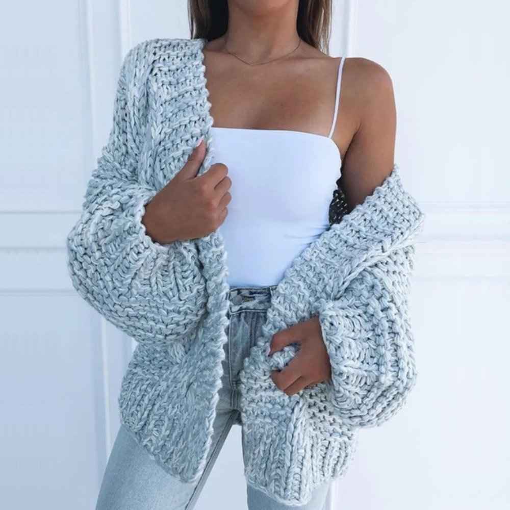 Eleanor - Chunky gestrickter Cardigan für einen lässigen, bequemen Stil