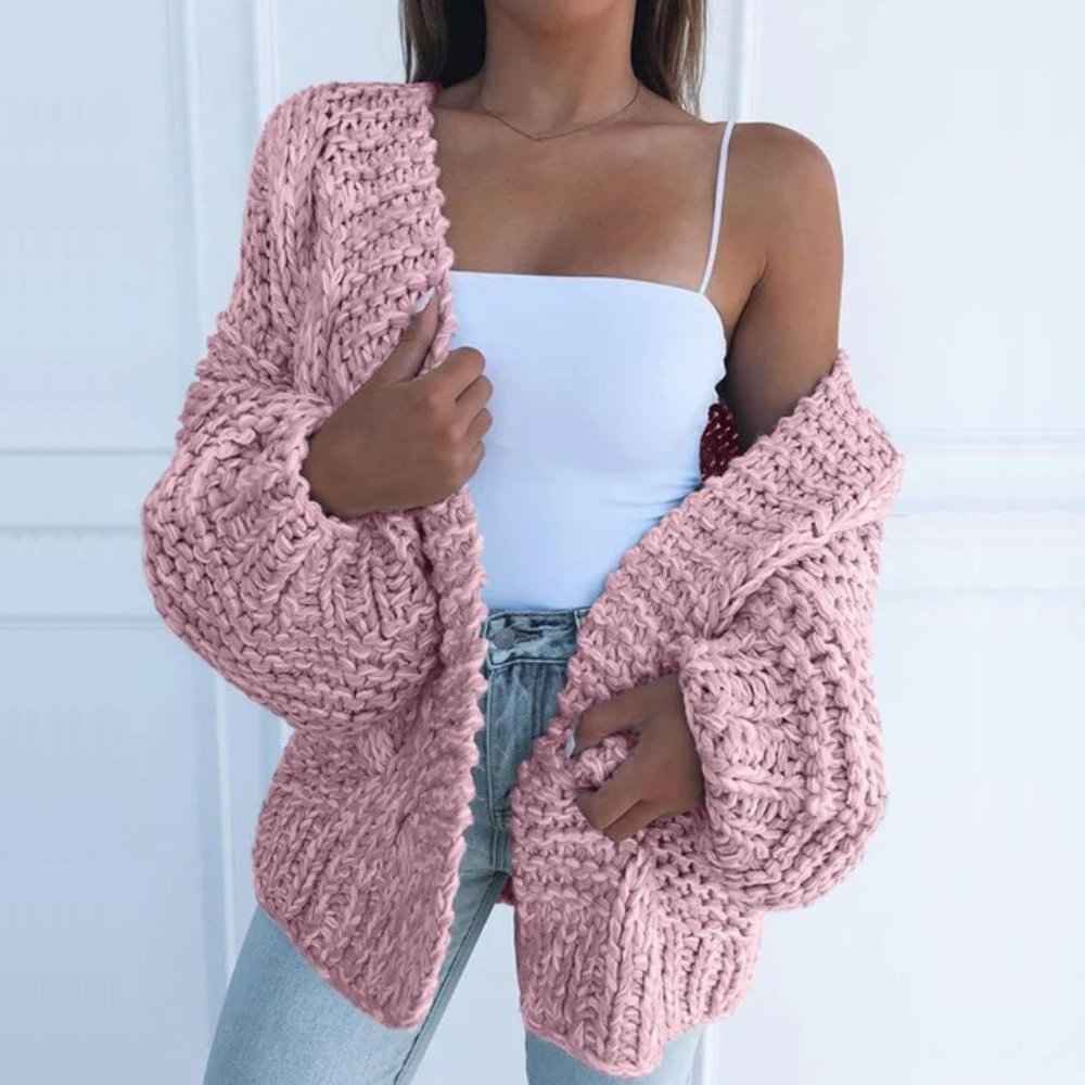 Eleanor - Chunky gestrickter Cardigan für einen lässigen, bequemen Stil