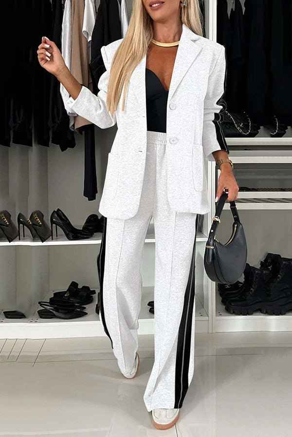 Elegant Set aus Blazer und Hose für einen raffinierten Stil