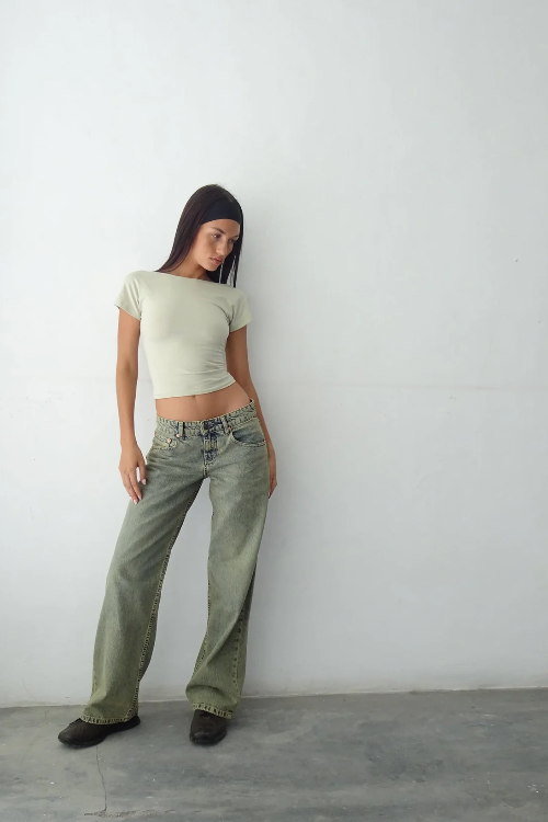 Lara | Modische und bequeme Stretch-Denim-Jeans mit tief sitzendem Schnitt