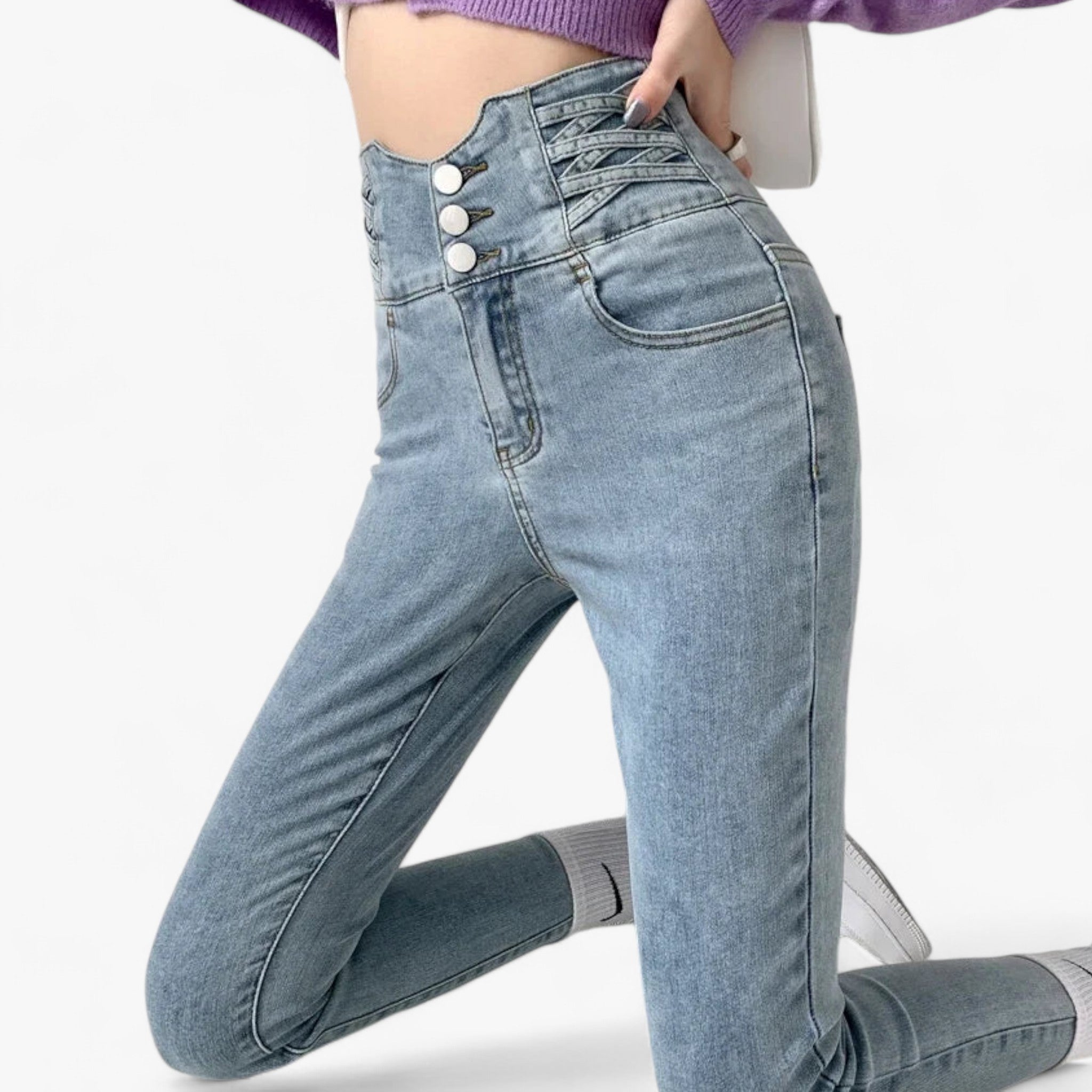 Skinny Pencil Jeans - Slim stretch for en flatterende pasform