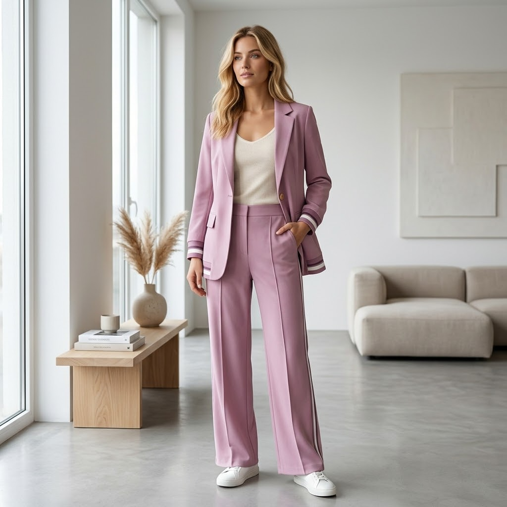 Ensemble lounge confortable en deux pièces pour un style quotidien