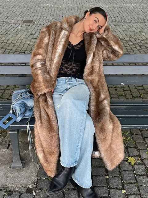 Regina Damen Winter gefütterter Trenchcoat