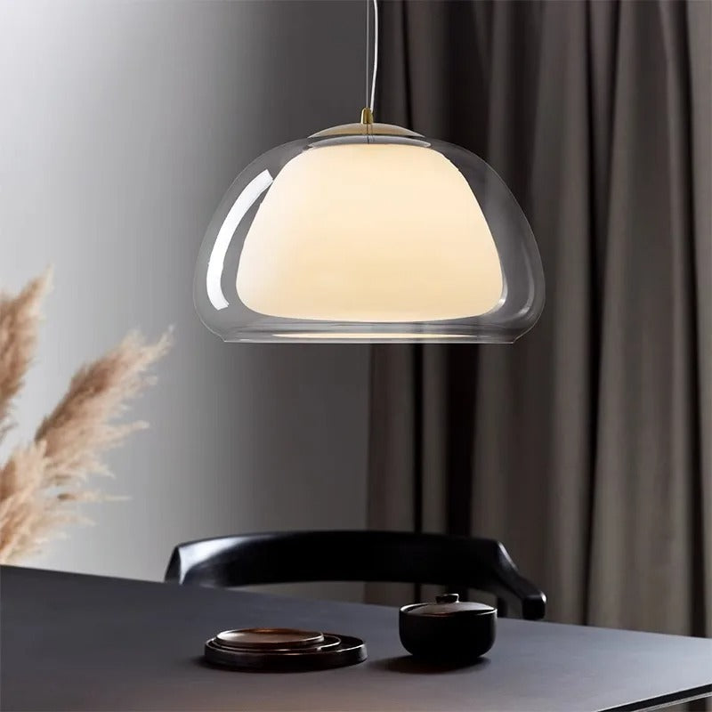 Moderne LED-Hängeleuchten mit verstellbarem Glaskuppel-Beleuchtung – Elegantes und anpassungsfähiges Design
