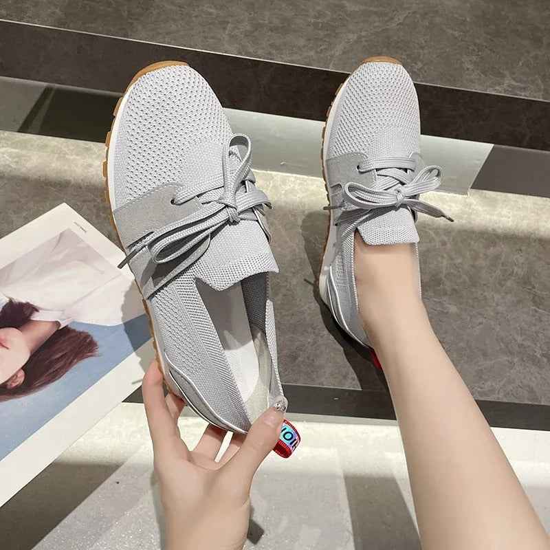 Vionne Strick-Slide-Sandalen – Atmungsaktives Mesh-Slip-On für alltäglichen Tragekomfort