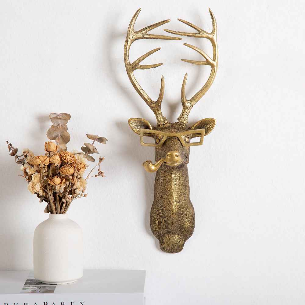 Wanddecoratie Hertenkop 'Frankie' - Realistisch Kunsthars Wandornament