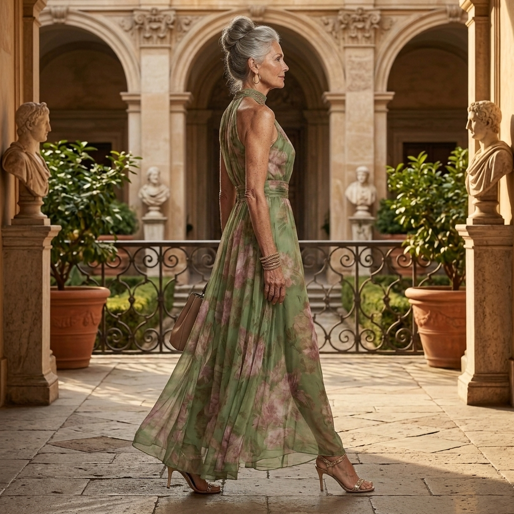 SARA | ELEGANTES BLUMENKLEID