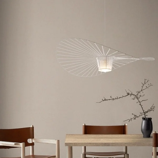 Moderne LED-Hängelampen mit buntem Stoffschirm und eingebauten Designs für ein elegantes Interieur