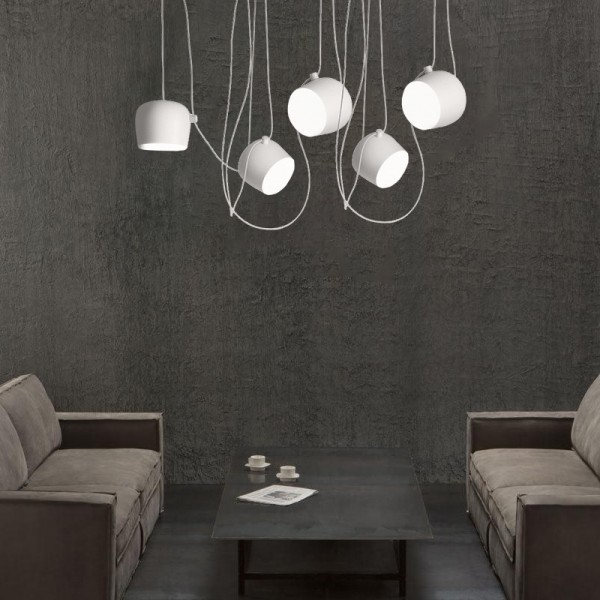 Hängende Deckenleuchte Modern Elegant | Schwarz-Weiß Design mit E27-Fassung, LED-kompatibel
