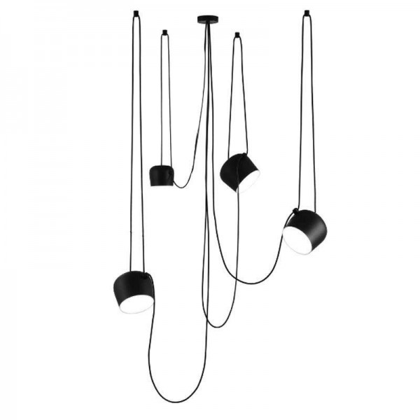 Hängende Deckenleuchte Modern Elegant | Schwarz-Weiß Design mit E27-Fassung, LED-kompatibel