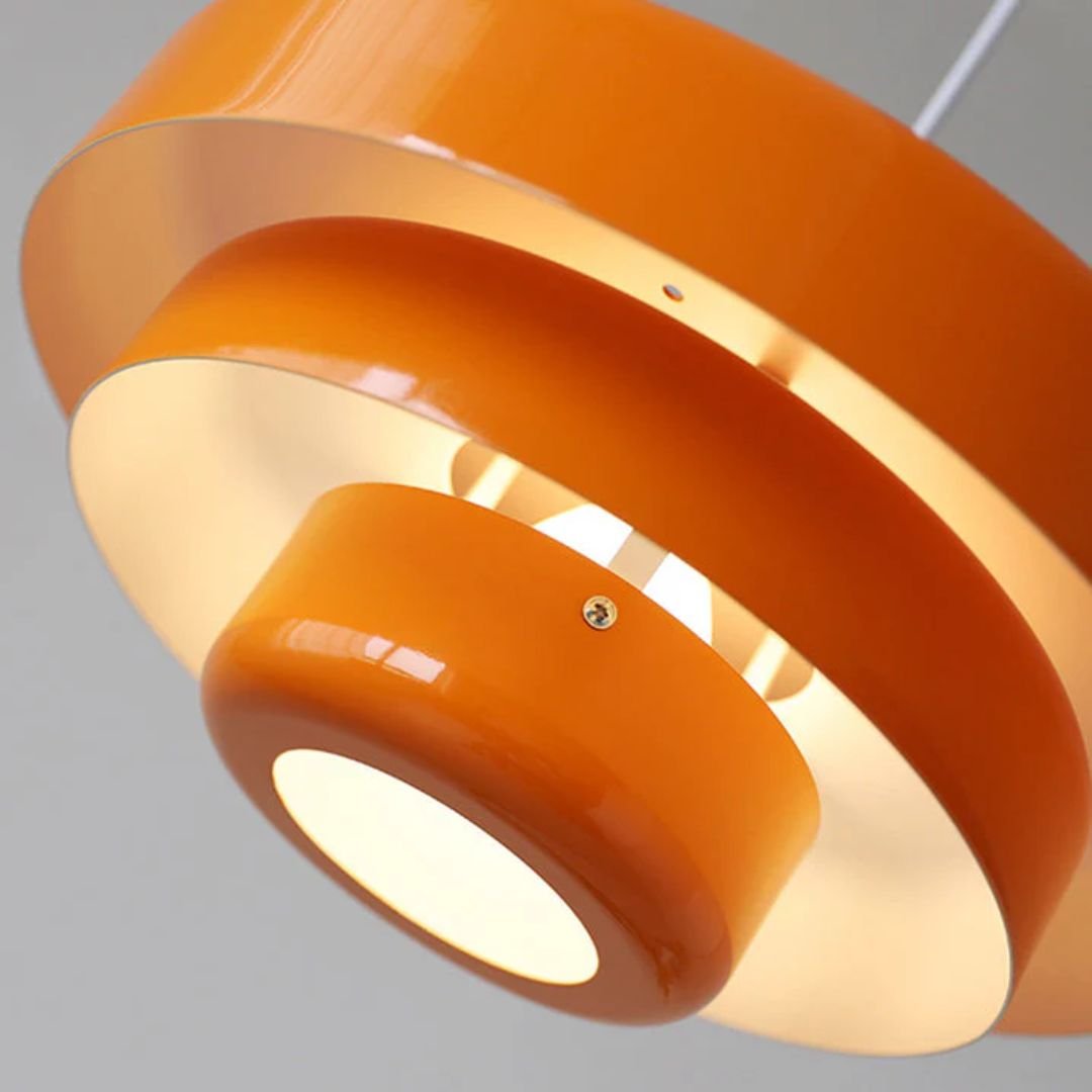 Moderne Architektonische Geschichtete Pendelleuchte Konzentrische Ringe
