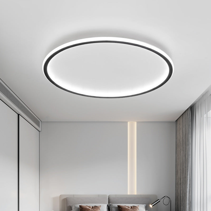 Deckenleuchte, Rund, Skandinavische LED, Dimmbar, Aluminium
