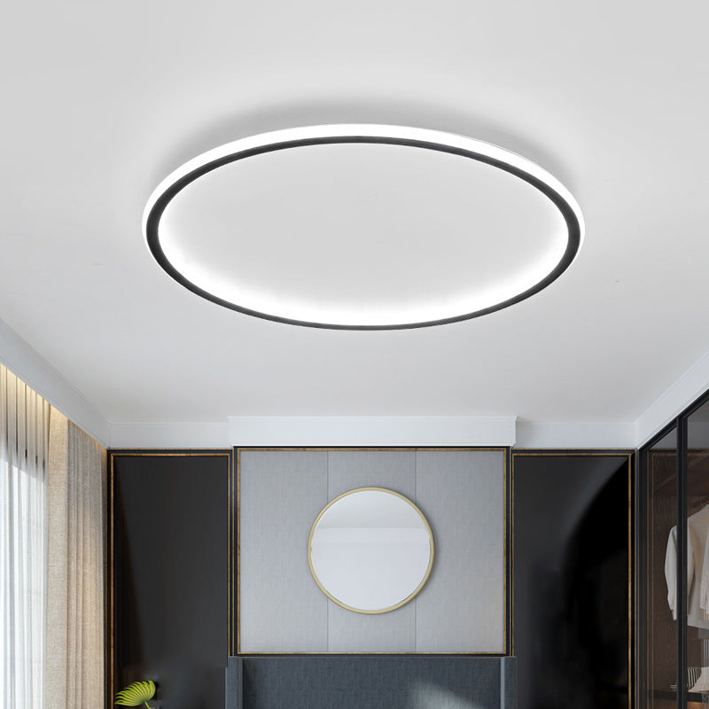 Deckenleuchte, Rund, Skandinavische LED, Dimmbar, Aluminium