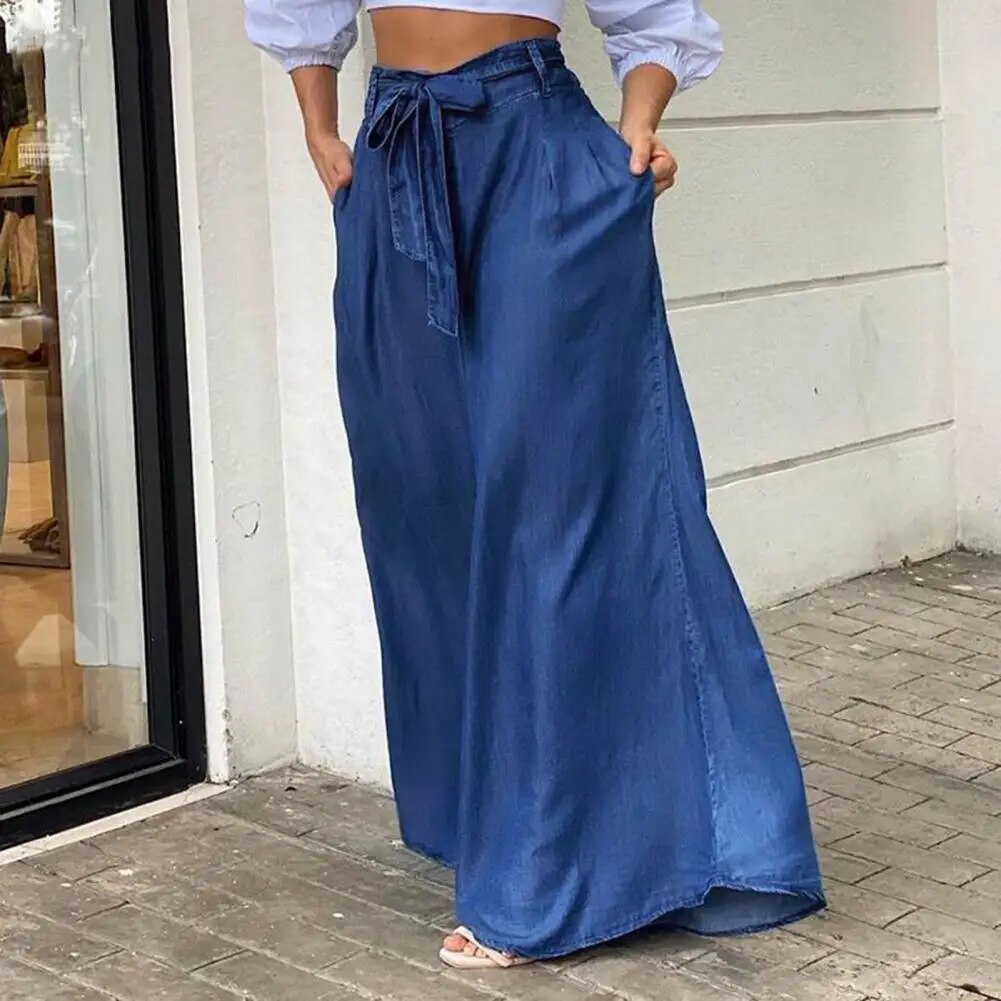 Nazli | Atmungsaktive und Stilvolle Sommerweite Hosen