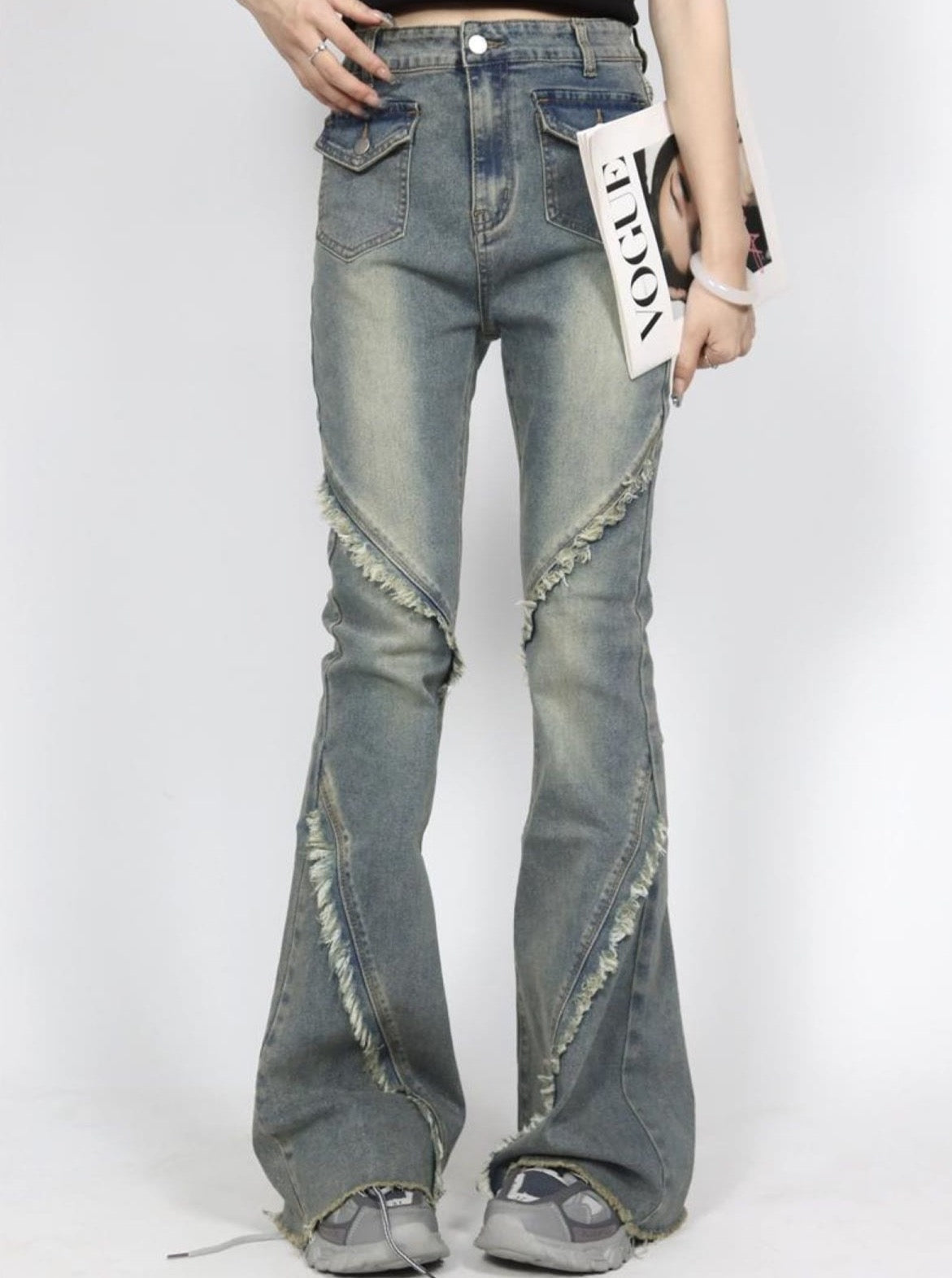 Noa | Stilvolle Retro Damen Jeans mit Hohem Bund für einen Vintage-Look