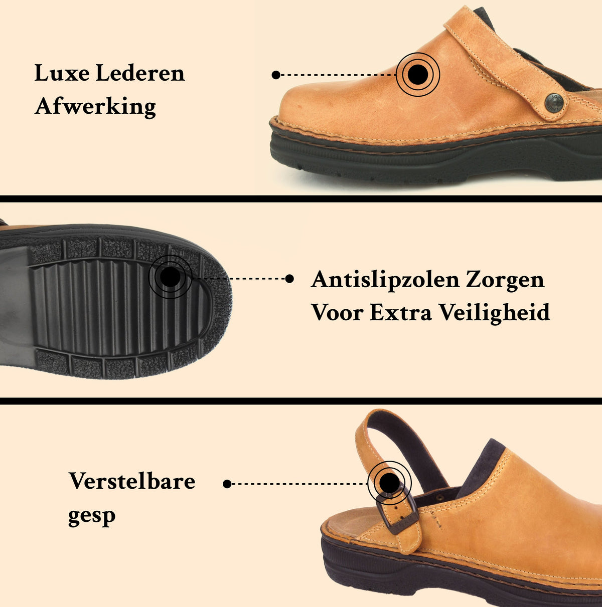 Men's Orthopedic Leather Slippers