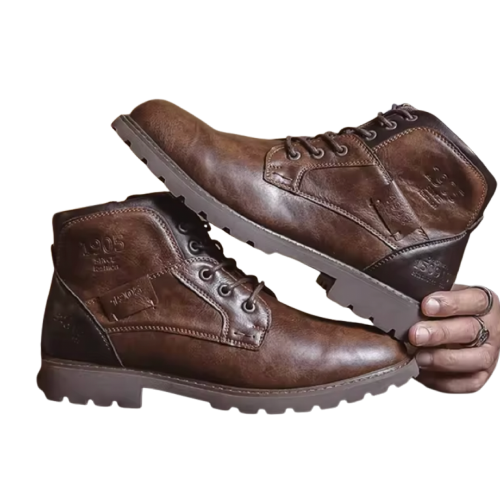 Elegante Vintage-Lederschuhe