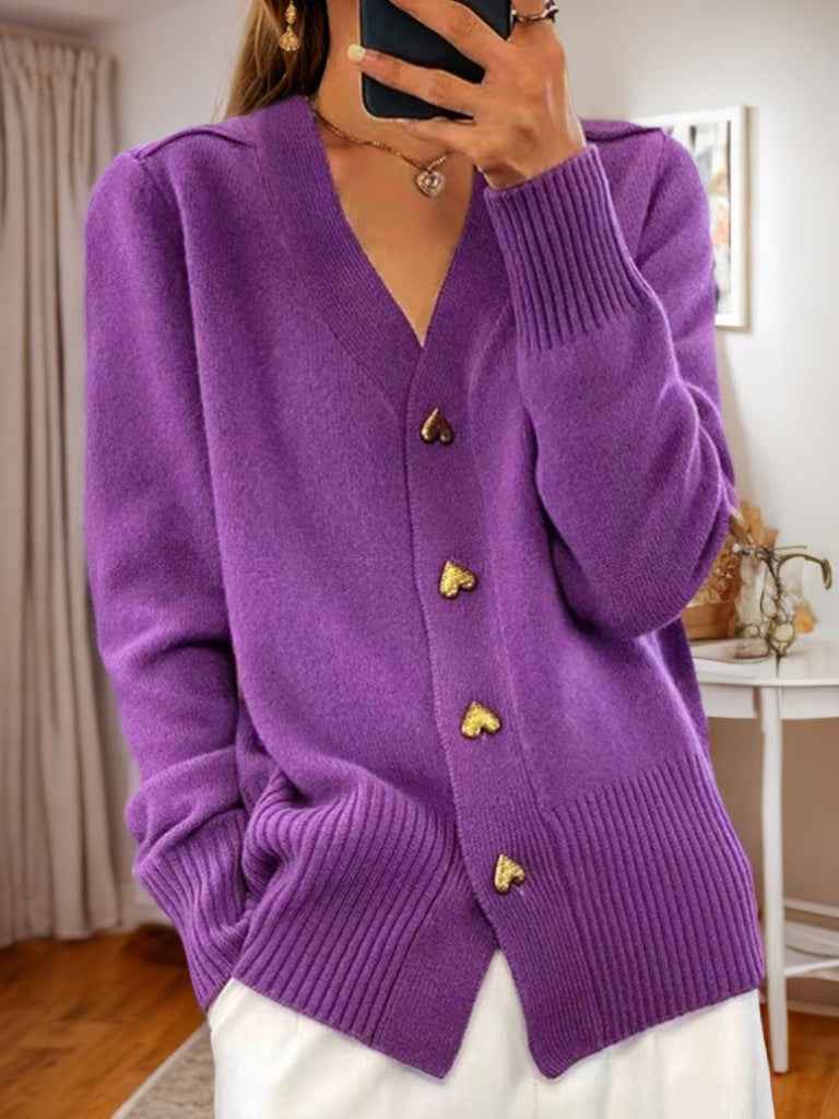 Elira | Zeitlose Cardigan-Strickjacke für Alltagseleganz