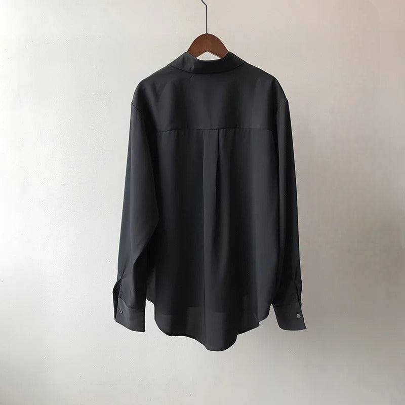 ELLIE - Zeitlose Eleganz in Seidenbluse