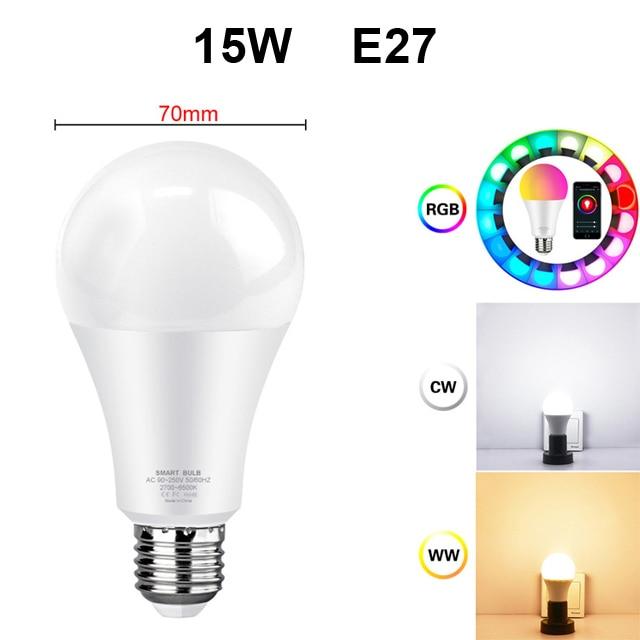 Kabellose WiFi-LED-Ampoule mit Dimmfunktion – Intelligente und einfache Steuerung