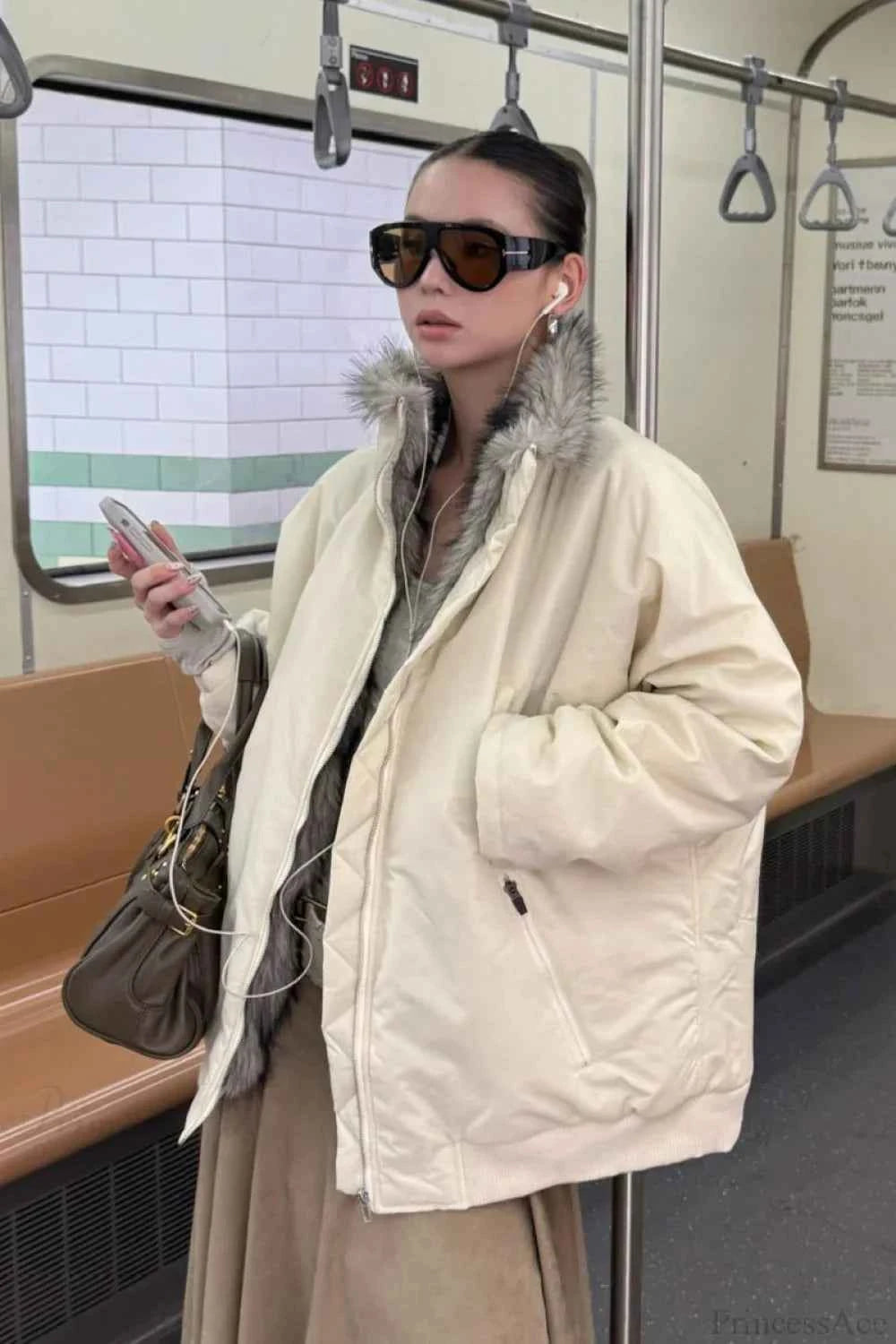 Wendbarer Patchwork Farbblock Fleecemantel für kuscheligen Stil