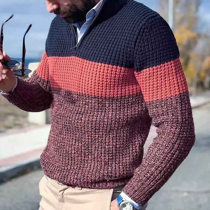 Luca - Gemütlicher und stilvoller gestrickter Pullover für Komfort und Wärme