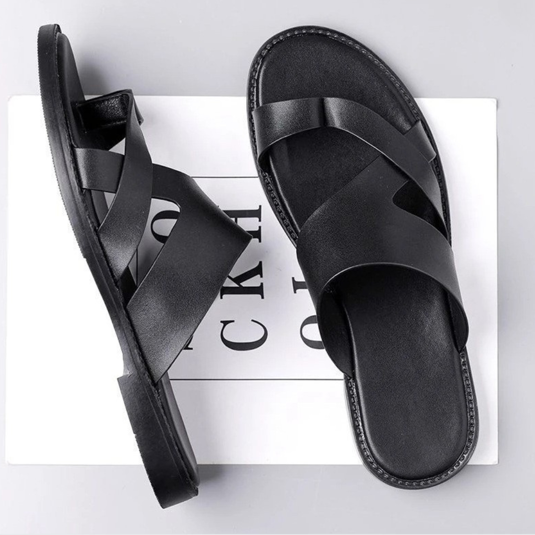 Herrenriemensandalen