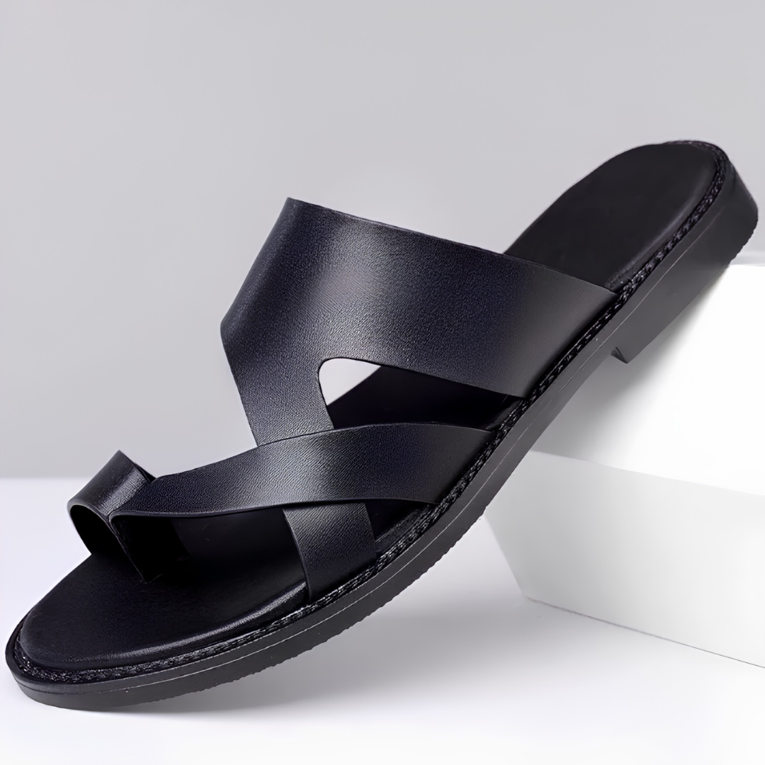 Herrenriemensandalen