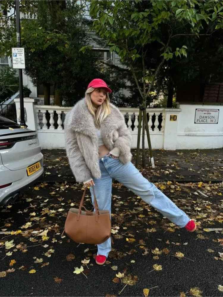 Adriana | Eleganter Ledermantel SELENE für einen klassischen Stil